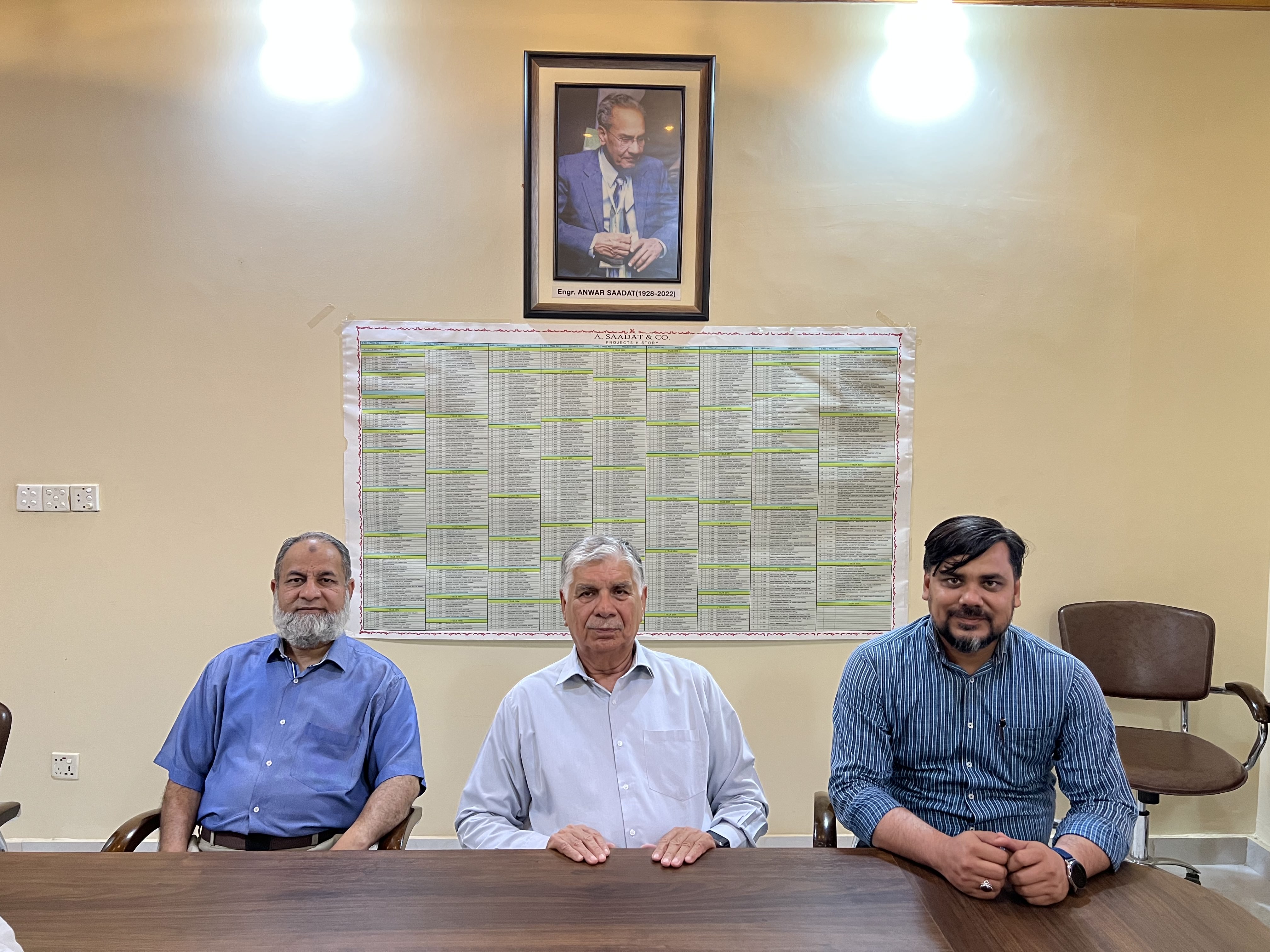 Engineering blueprints and planning